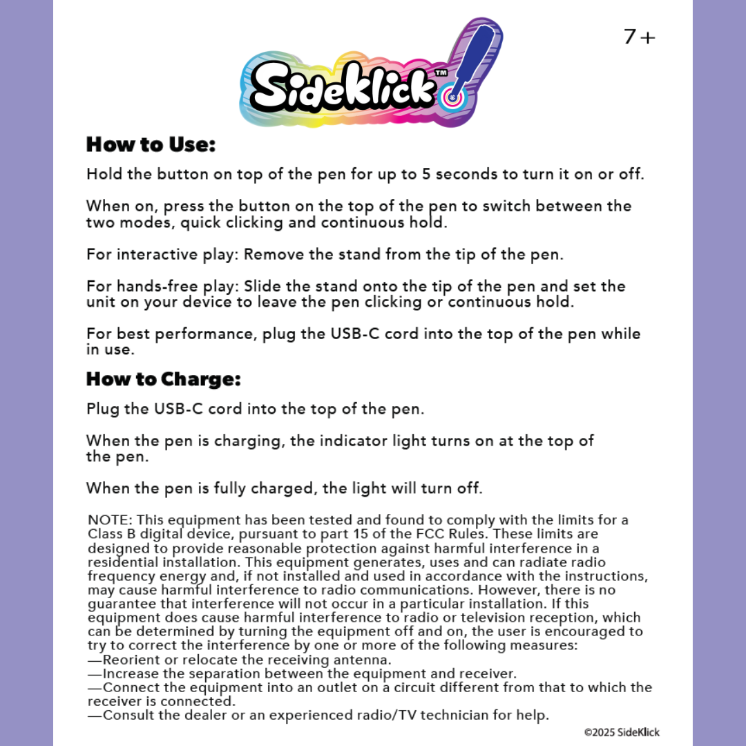 Sideklick™ Autoclicker for Mobile Gamers