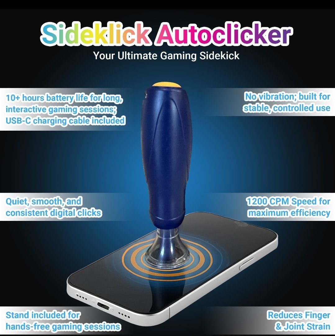 Sideklick™ Autoclicker for Mobile Gamers